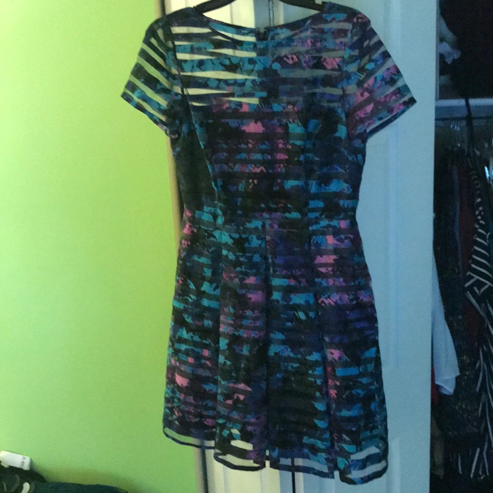 Beautiful evening dress multi colored